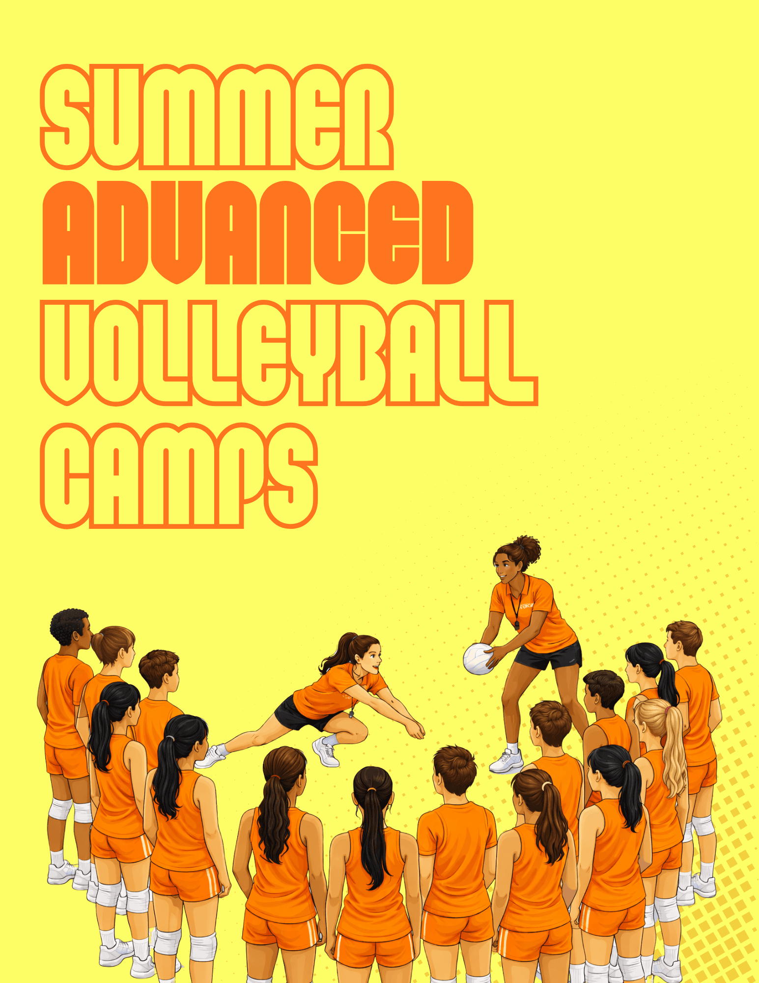 Advanced Volleyball Camp at Volleybox Sports Centre in Surrey, BC, Grades 6-11 Green/Blue level